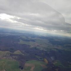 Flugwegposition um 13:41:02: Aufgenommen in der Nähe von Reutlingen, Deutschland in 1617 Meter